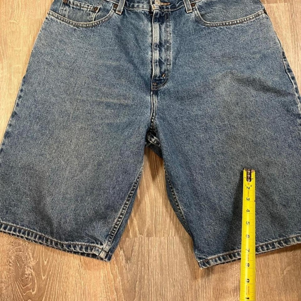 Men's‎ Vintage Levi's Blue Denim Jorts 100% Cotton Size 34" - Picture 3 of 6